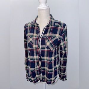 Flannel top size L